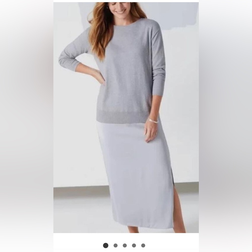 J. Jill wearever collection. Mixed media maxi dress